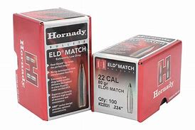 HORNADY PROJECTILES .224 22 CAL 80 GR ELD-M - 100 PK