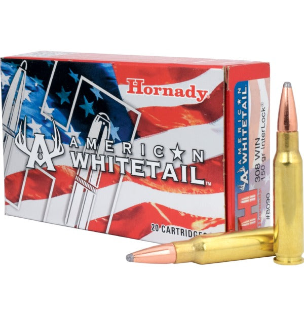 HORNADY 308 WIN 150GR SP AMERICAN WHITETAIL - 20PK