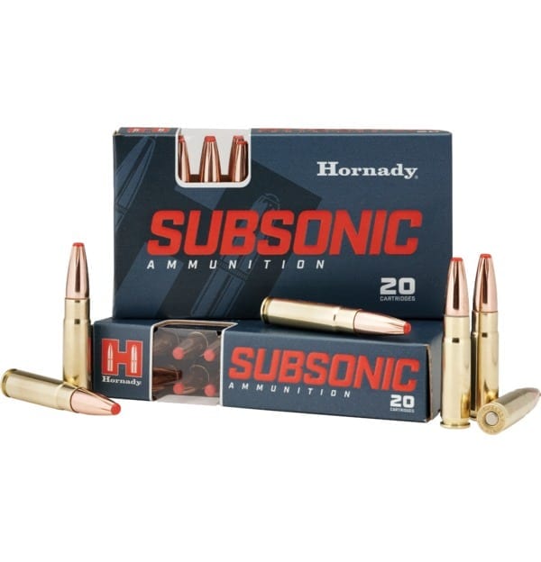 HORNADY 300BLK 190G SUB-X - 20PK