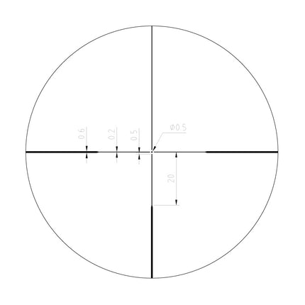 RITON OPTICS 1 PRIMAL 4-12X50 FIRE DOT (RDH RETICLE)