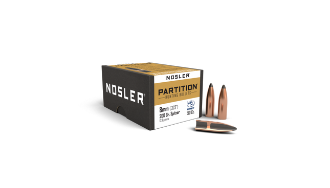 NOSLER PROJ 8MM 200GR PARTITION