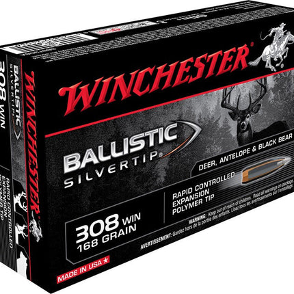 WINCHESTER 308 SUPREME 168G BT - 20PK