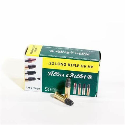 SELLIER & BELLOT 22LR 38GR HV - 50PK