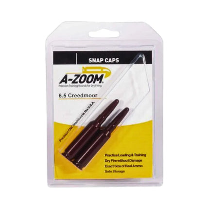 A-ZOOM SNAP CAPS 6.5 CREEDMOOR METAL SNAP CAPS 2 PACK