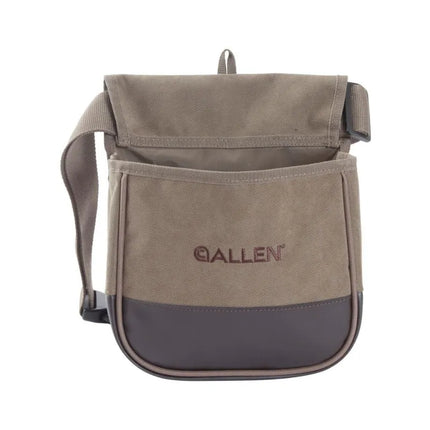 ALLEN SELECT CANVAS DOUBLE COMPARTMENT SHELL BAG OLIVE