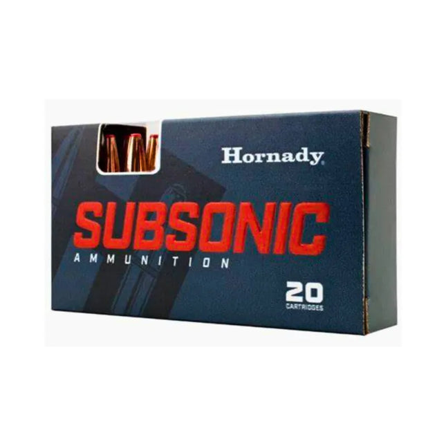 AMMUNITION - HORNADY AMMO 45-70 GOVT 410GR SUB-X SUBSONIC AMMUNTION 20PK EXTREME OUTDOOR SPORTS