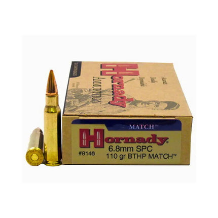 AMMUNITION - HORNADY AMMO 6.8MM SPC 110GR BTHP EXTREME OUTDOOR SPORTS