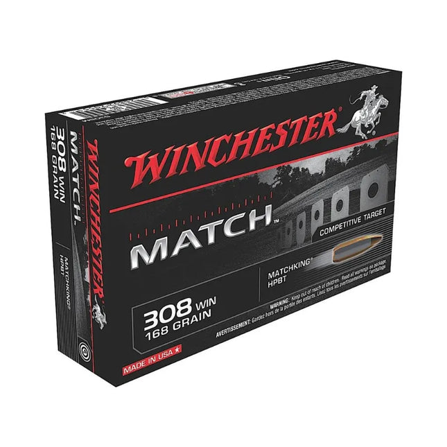 WINCHESTER MATCH 308WIN 155.5GR BERGER BTM