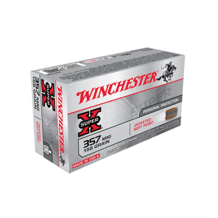 WINCHESTER 357MAG SX 158GR JSP - 50PK