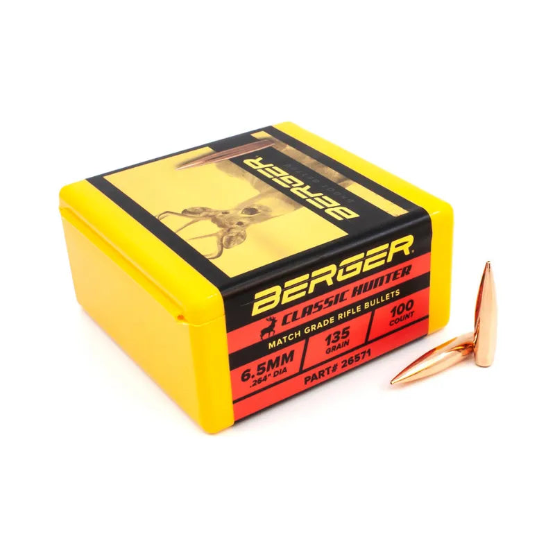 BERGER 6.5MM 135 GR CLASSIC HUNTER (100/BOX)