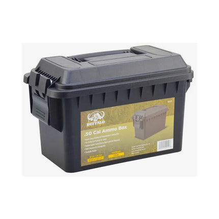 BUFFALO RIVER .50 CAL PLASTIC AMMO BOX - BLACK