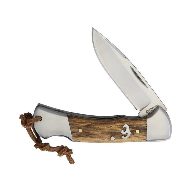 CATTLEMANS CUTLERY KNIFE SAGEBRUSH LOCKBACK WOOD 7.6CM BLADE