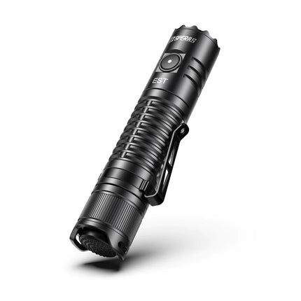 SPERAS EST TACTICAL FLASHLIGHT KIT 211M BEAM DISTANCE (1900LM) - 18650 RECHARGABLE BATTERY KIT ICLUDED