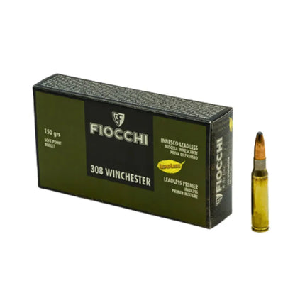 FIOCCHI 308 WIN 150GR SOFT POINT - 20PK