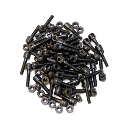 GROVTEC 7/8" MACHINE SCREW WITH NUT AND SPACER - 48 PACK