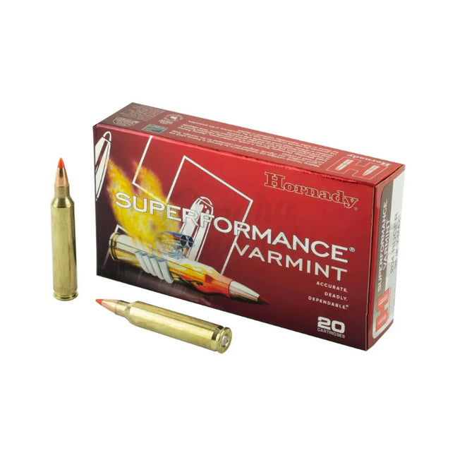 HORNADY  204 RUGER 40GR V-MAX SUPERFORMANCE VARMINT - 20PK