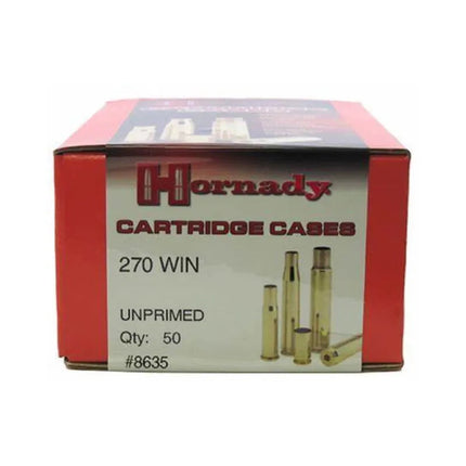 HORNADY UNPRIMED BRASS 50 PACK