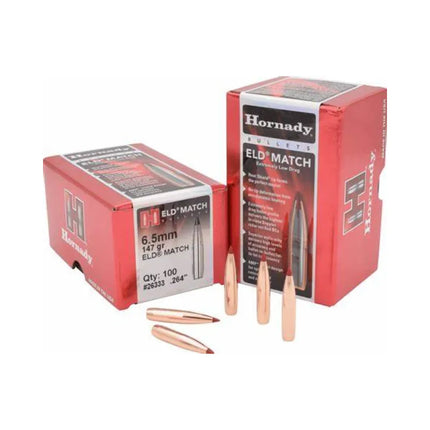 HORNADY PROJ 6.5MM 147GR ELD MATCH