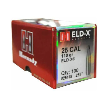 HORNADY PROJ ELD-X BULLETS 100 PACK (CALIBRE VARIANTS AVAILABLE)