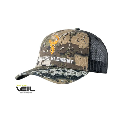 HUNTERS ELEMENT GRANITE TRUCKER CAP DESOLVE VEIL