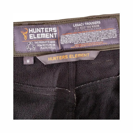 HUNTERS ELEMENT LEGACY TROUSER FOREST GREEN/GREY SZ2XL