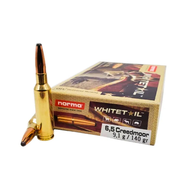 NORMA 6.5CREEDMOOR 140GR WHITETAIL SP - 20 PK