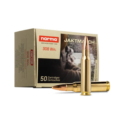 NORMA 308WIN 150GR FMJ JAKTMATCH 50 PACK