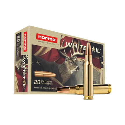 NORMA 308WIN 180GR WHITETAIL SP 20 PACK