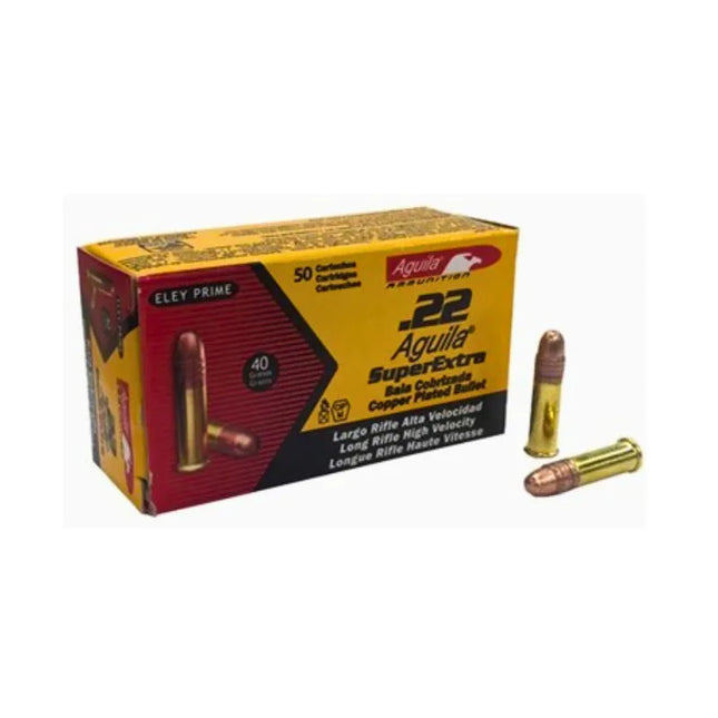 AMMUNITION - AGUILLA .22LR INTERCEPTOR 40G HV CP HP - 50 BOX EXTREME OUTDOOR SPORTS