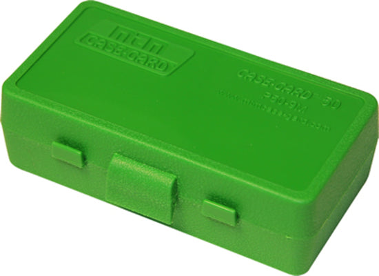 MTM AMMO BOX PISTOL 357 MAG X 50 GREEN