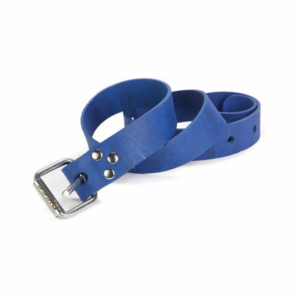 RIFFE RUBBER WEIGHT BELT W/ MARSEILLE BUCKLE - BLUE CAMO