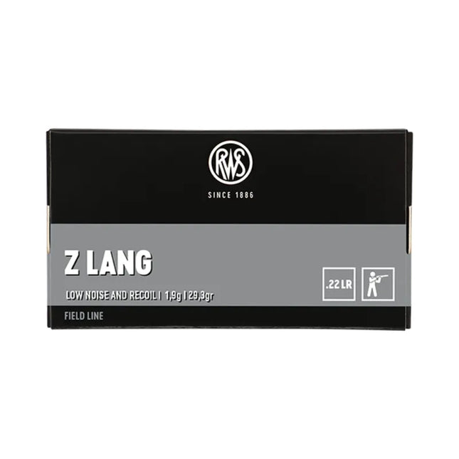 RWS 22LR Z LANG 29.3GR LOW NOISE AND RECOIL