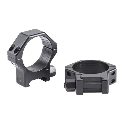 RITON OPTICS CONTESSA 30MM HARDENED STEEL PICATINNY RINGS, 12MM