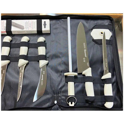 STARRETT 8 PIECE KNIFE / BUTCHERING SET