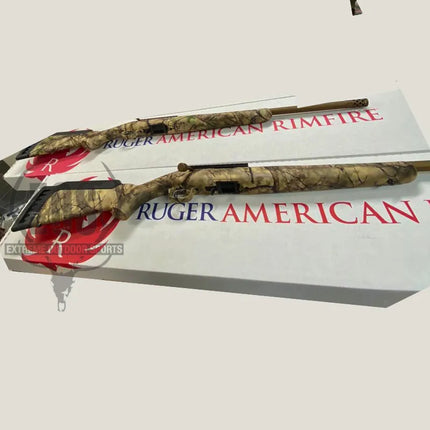 RUGER AMERICAN RIMFIRE STANDARD 22LR GO WILD CAMO 18' 10RD