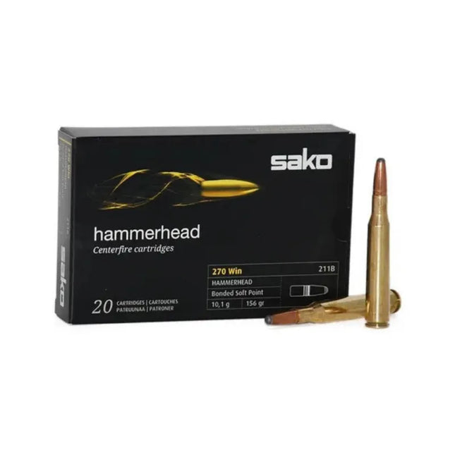 SAKO 270WIN 156GR HAMMERHEAD - 20PK