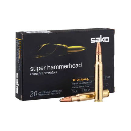 SAKO 30-06 SPRG 150GR SUPER HAMMERHEAD - 50 PACK