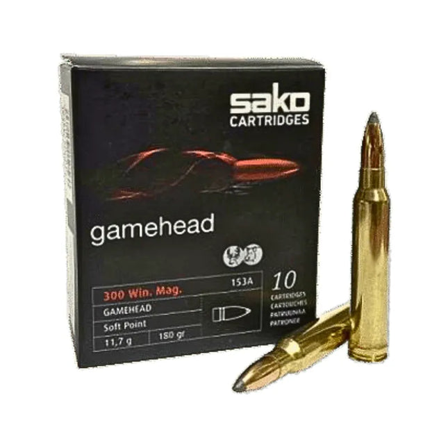 SAKO 300WIN MAG 180GR GAMEHEAD - 10PK