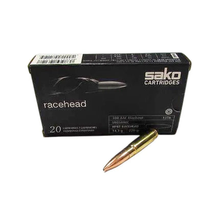 SAKO AMMO 300BLK 220GR RACEHEAD SUBSONIC 20PK