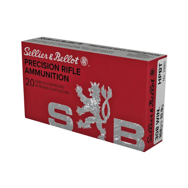 SELLIER & BELLOT 308 WIN 168GR HPBT - 20PK