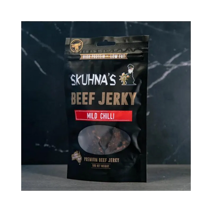 SKUHNAS BEEF JERKY - MILD CHILLI 50GR