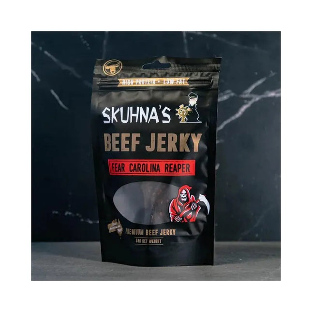 SKUHNAS BEEF JERKY - FEAR CAROLINA REAPER 50GR