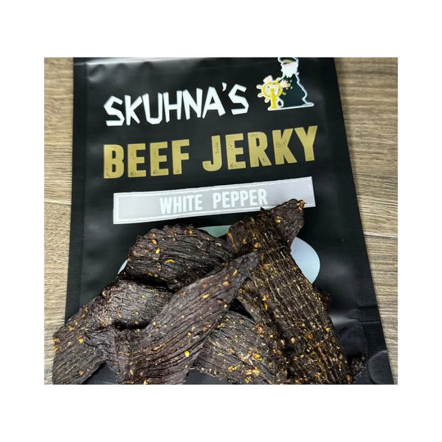 SKUHNAS BEEF JERKY - WHITE PEPPER 50GR