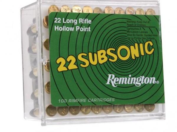 REMINGTON 22LR SUBSONIC 38GR HP - 100PK