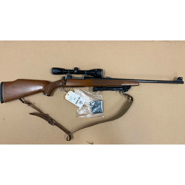 USED TIKKA M55 222REM WITH TASCO SCOPE