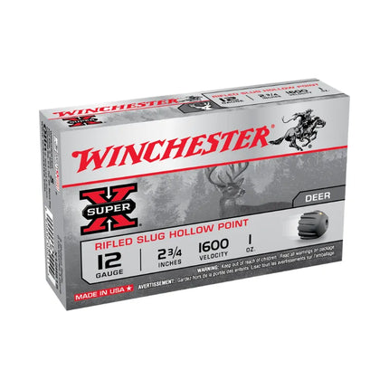 WINCHESTER 12G SX SLUG RIFLED 1 OZ - 5PK