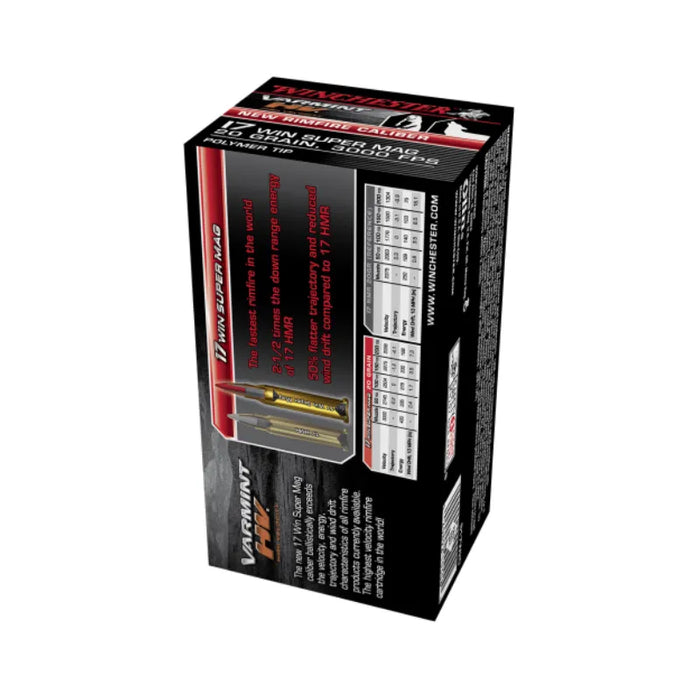 Winchester 17 Wsm 20gr - 50pk – Extreme Outdoor Sports