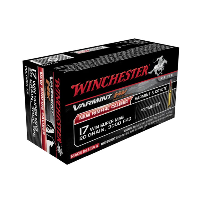 WINCHESTER 17 WSM 20GR - 50PK