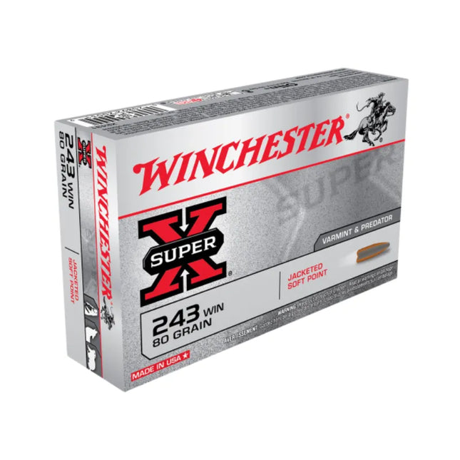 WINCHESTER 243 SX 80GR SP - 20PK