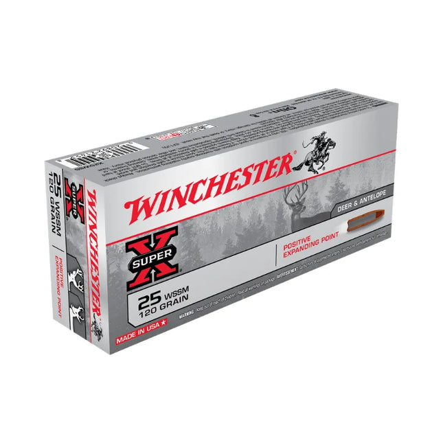 WINCHESTER 25 WSSM SUPER X 120G - 20PK